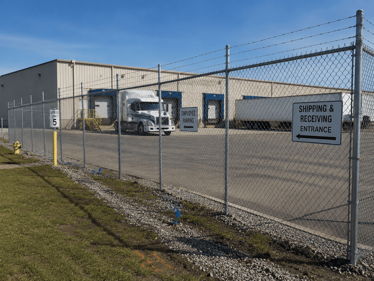 Industrial Site Fencing in Walnut Ridge